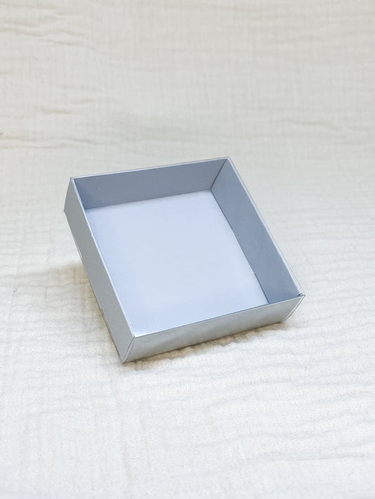 Schuifdoosje in parelgrijs voor doopsuiker - Atelier D