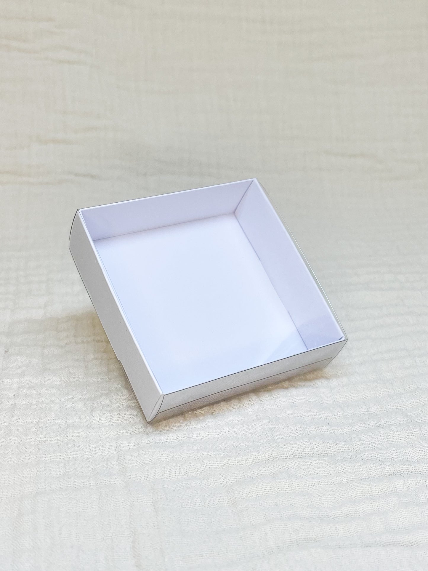 Schuifdoosje in wit voor doopsuiker - Atelier D