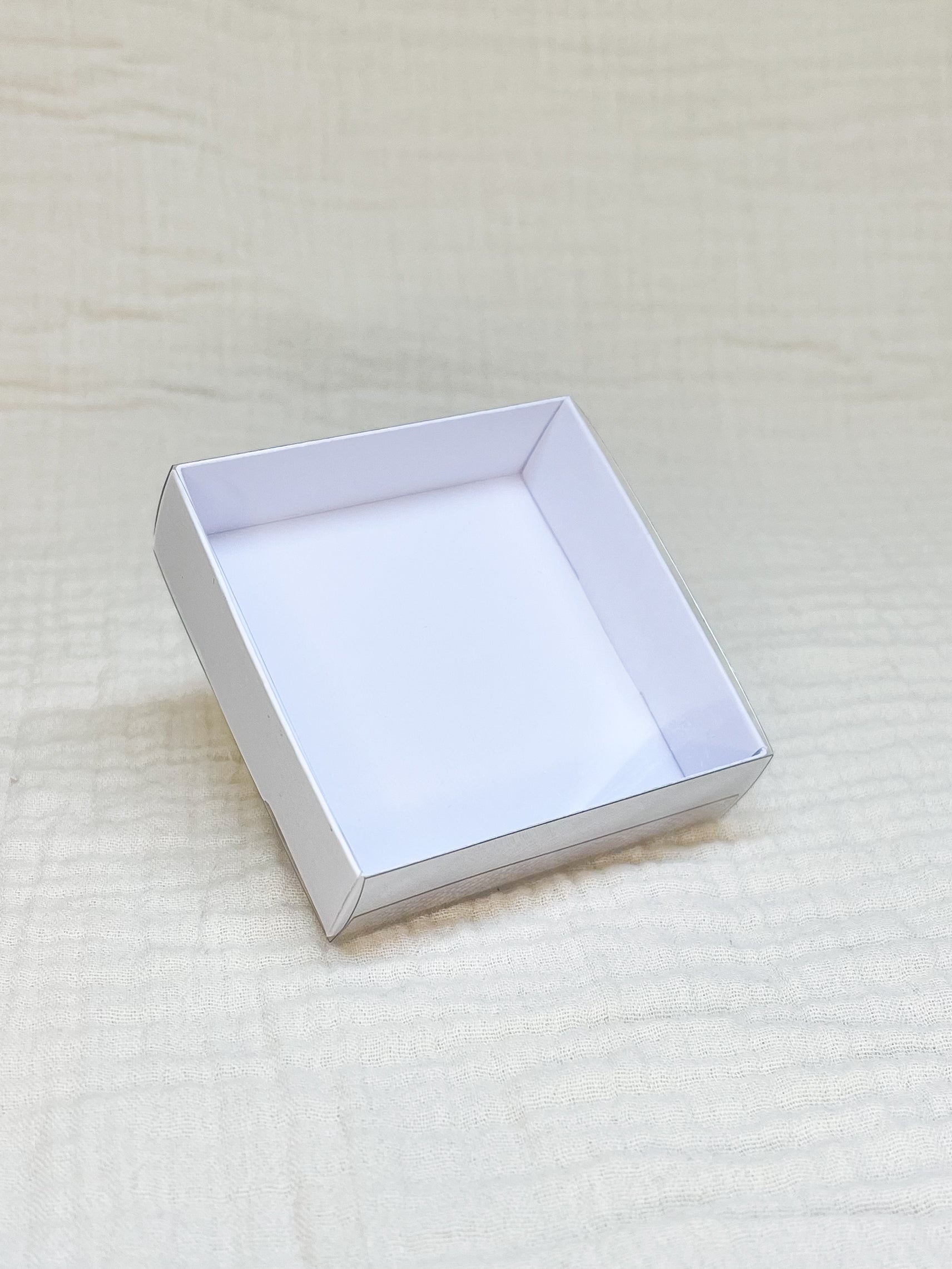 Schuifdoosje in wit voor doopsuiker - Atelier D