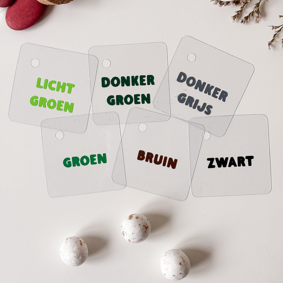 Vinylsticker voor doopsuiker personalisatie – Atelier D