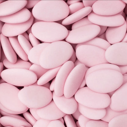 Suikerbonen: Dragees extra Babyroos Mat voor doopsuiker - Atelier D