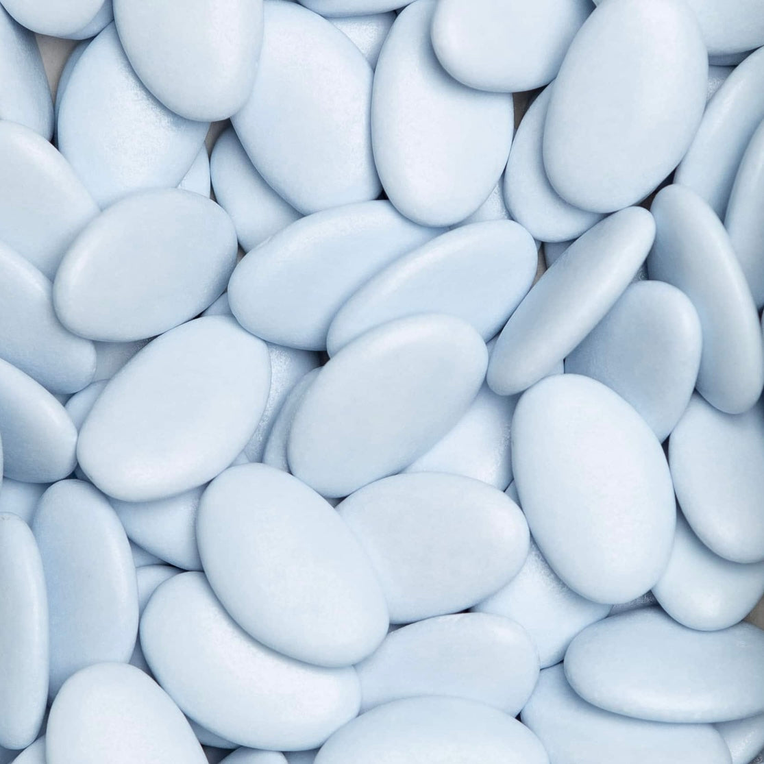 Suikerbonen: Dragees extra Blauw Geblonken voor doopsuiker - Atelier D