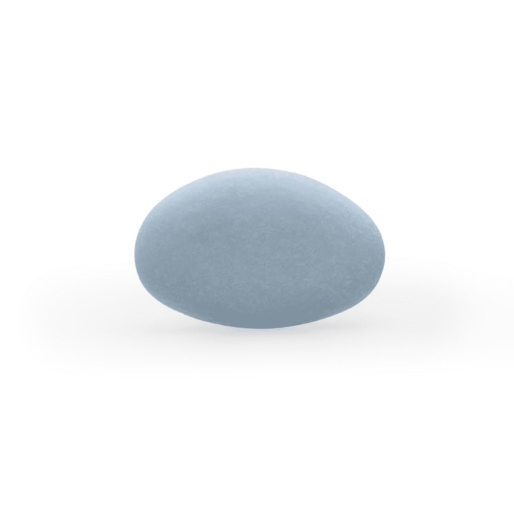 Suikerbonen: Dragees extra Blauw Mat voor doopsuiker - Atelier D