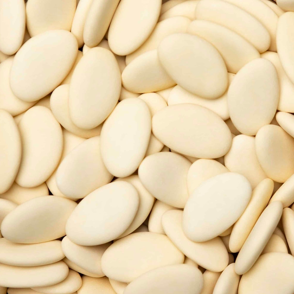 Suikerbonen: Dragees extra Champagne Mat voor doopsuiker - Atelier D