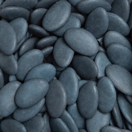 Suikerbonen: Dragees extra Velvet Blue voor doopsuiker - Atelier D