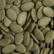 Suikerbonen: Dragees extra Velvet Green voor doopsuiker - Atelier D