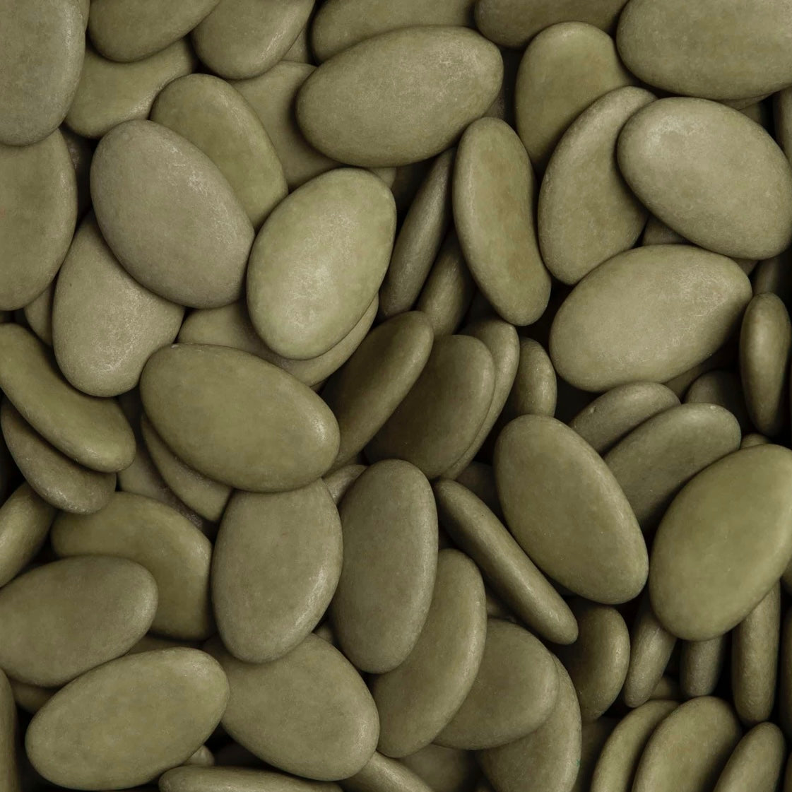 Suikerbonen: Dragees extra Velvet Green voor doopsuiker - Atelier D