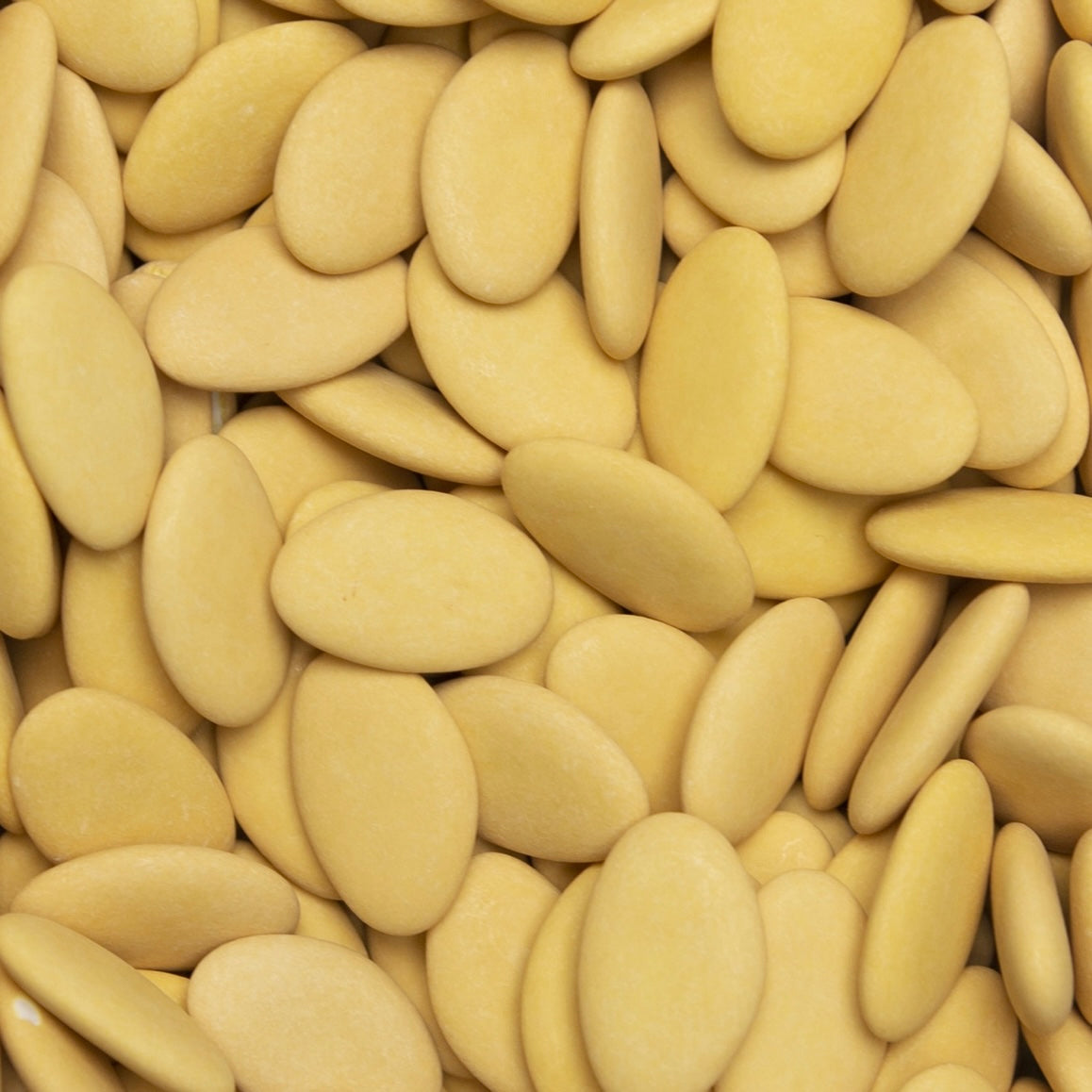 Suikerbonen: Dragees extra Velvet Yellow voor doopsuiker - Atelier D