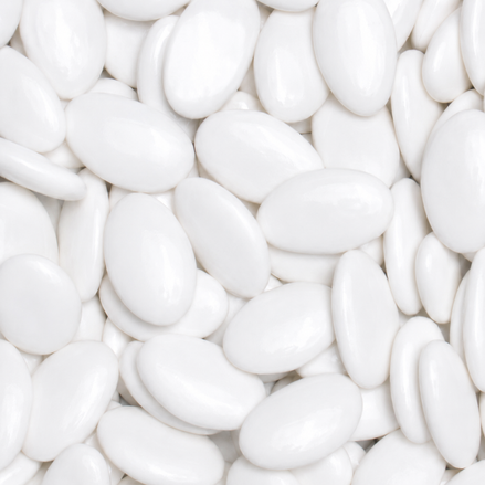 Dragees Wit Glans 1kg - PC