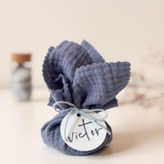 Tetra zakje blauw voor doopsuiker - Atelier D