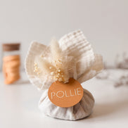 Tetra zakje gebroken wit voor doopsuiker - Atelier D