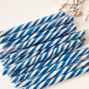 Zuurstokken in marine blauw voor doopsuiker - Atelier D