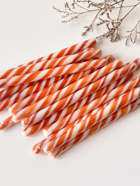 Zuurstokken in mokka voor doopsuiker - Atelier D